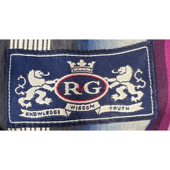 Robert Graham London Vertical Striped Dress Shirt Size XL - Picture 9 of 11